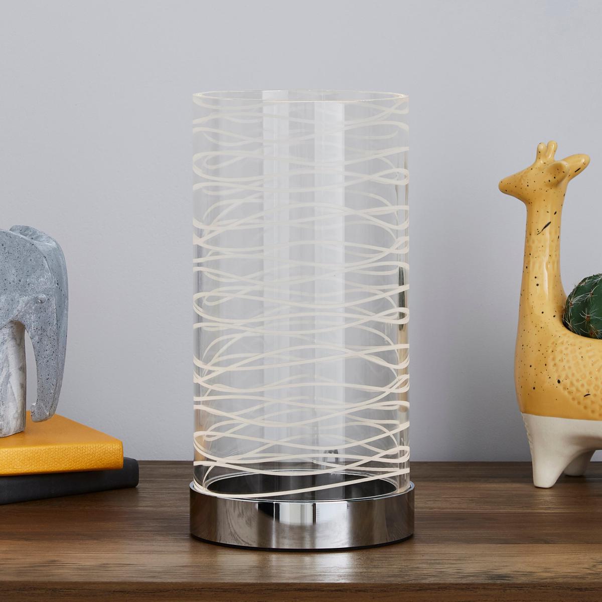 Clee Etched Table Lamp Clear – image 2