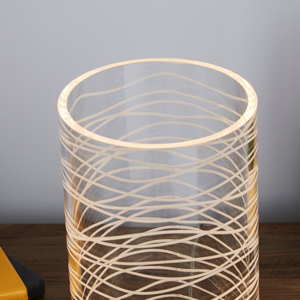Clee Etched Table Lamp Clear – image 3