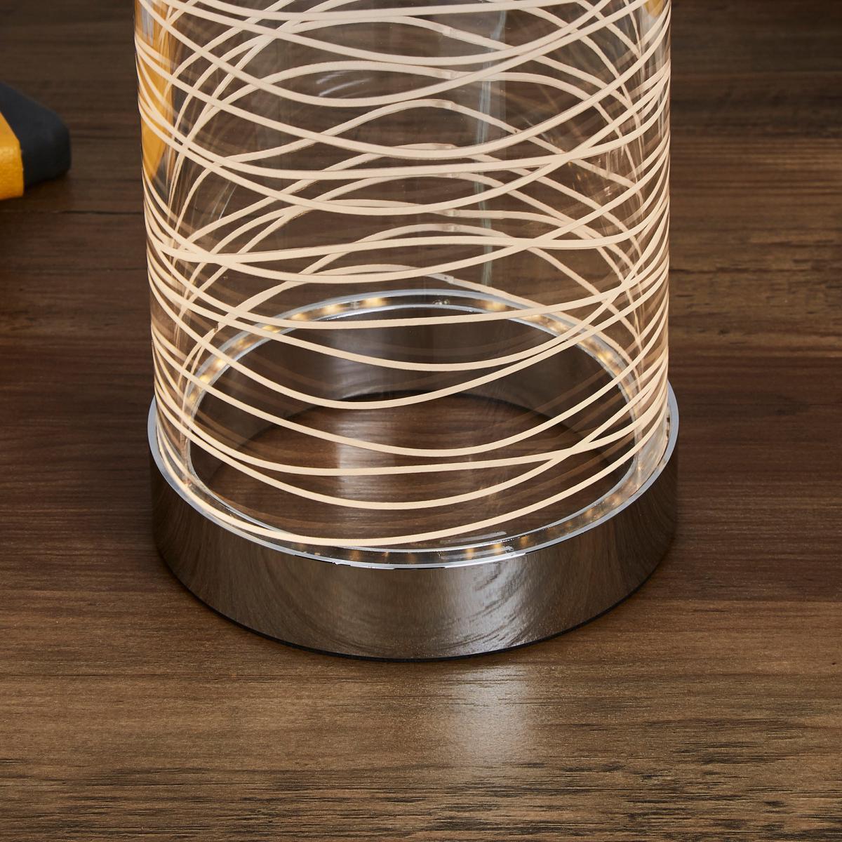 Clee Etched Table Lamp Clear – image 4