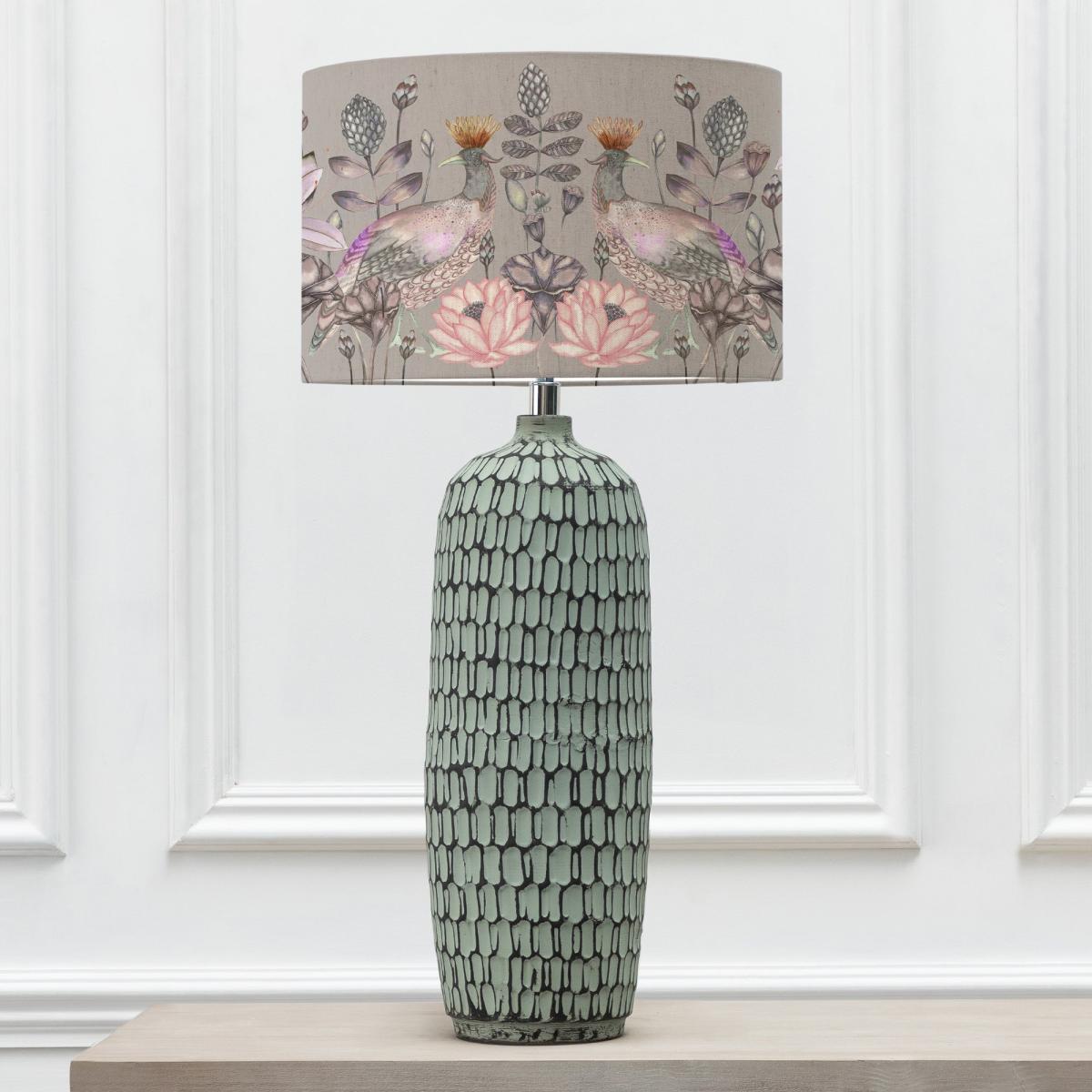 Stornoway Table Lamp with Ahura Shade Ahura Mauve Purple – image 2