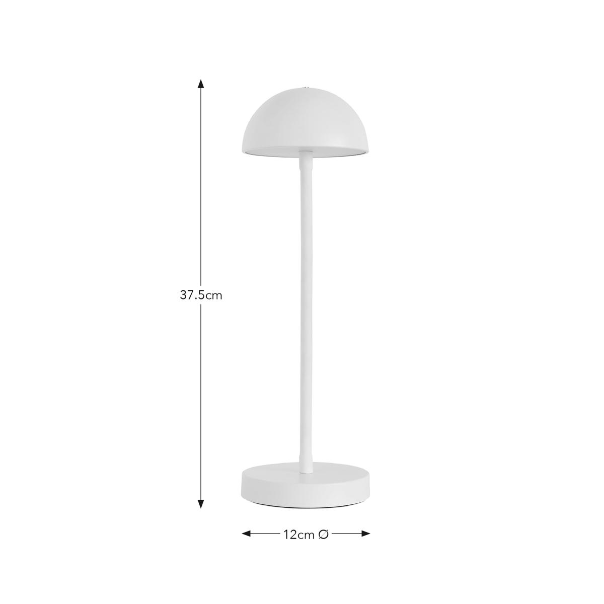 Kimi Adjustable Rechargeable Touch Dimmable Table Lamp White – image 6