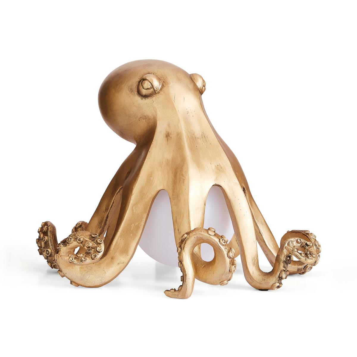 Octopus Table Lamp Brushed Gold – image 6