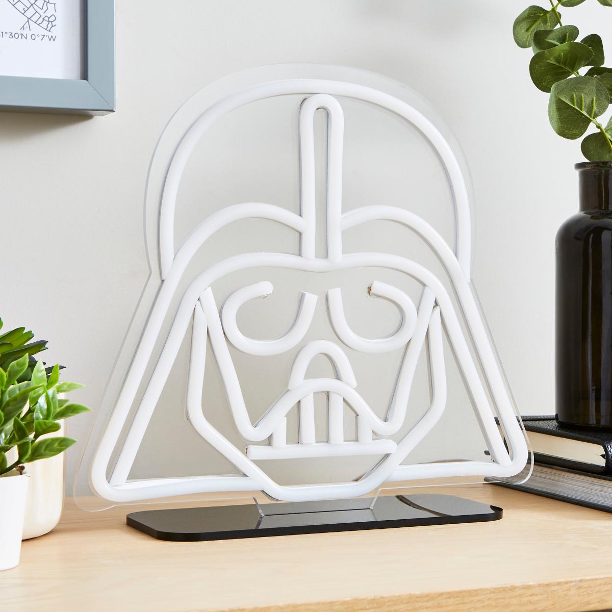 Disney Star Wars Darth Vadar Neon Table Light Clear – image 2