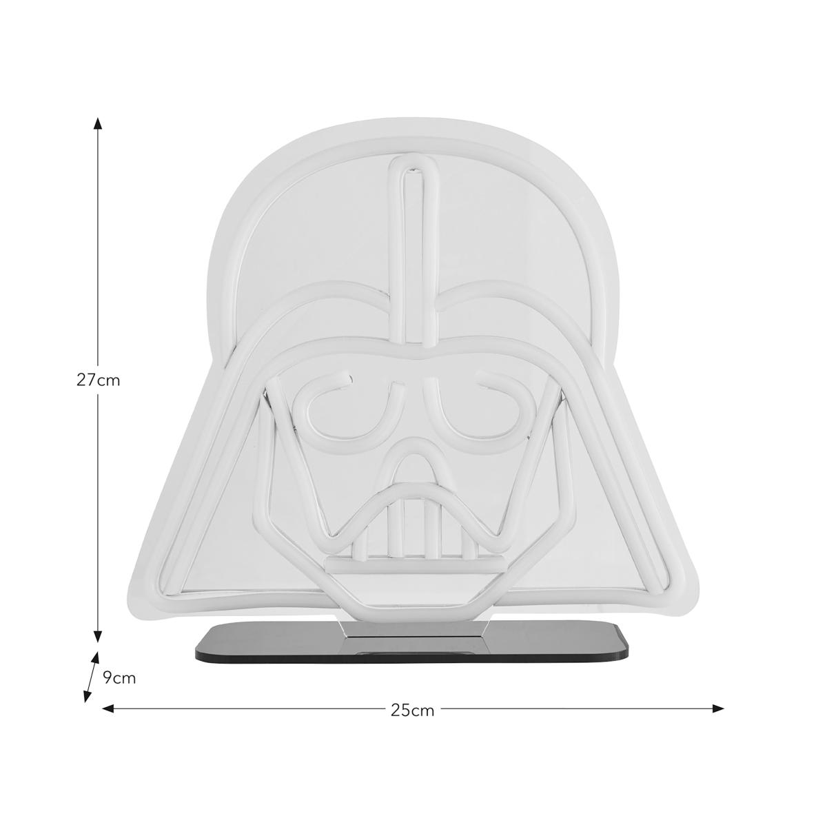 Disney Star Wars Darth Vadar Neon Table Light Clear – image 5