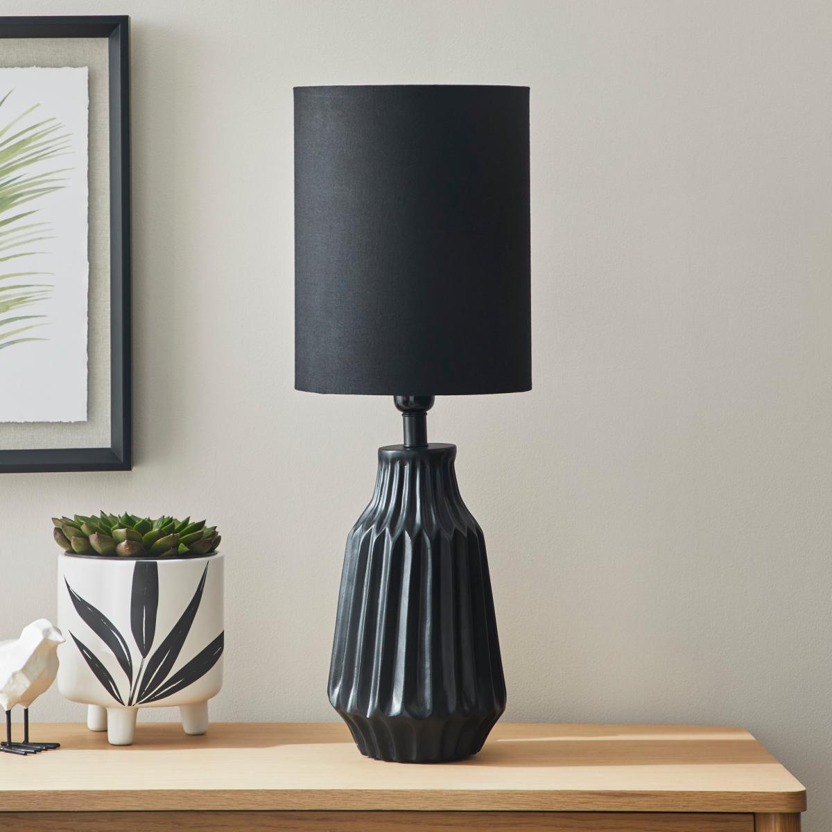 Ecomix Black Table Lamp Black – image 2