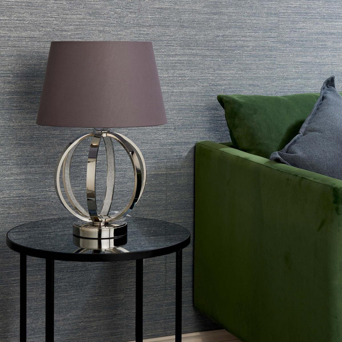 Vogue Ritz Table Lamp Base Nickel – image 2