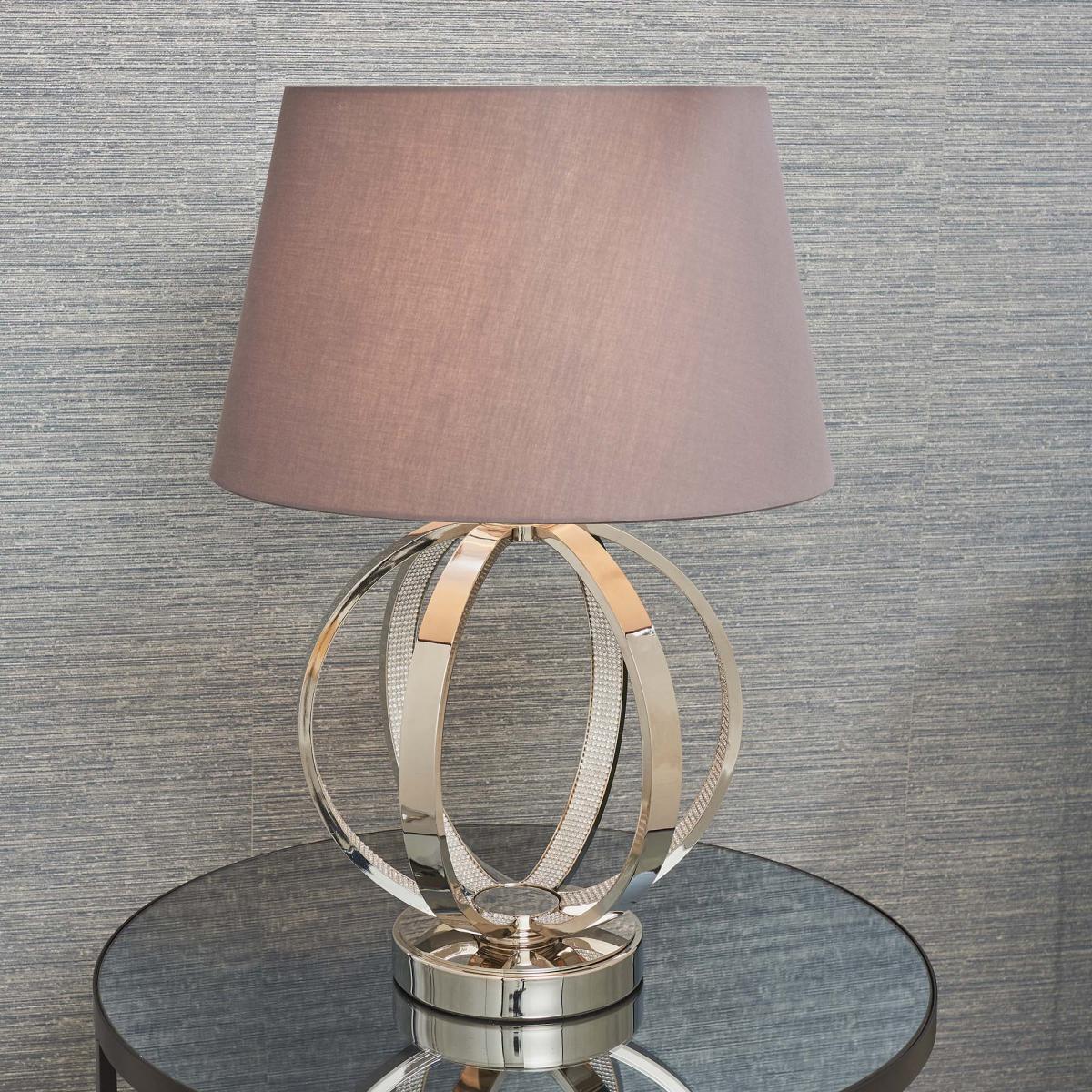Vogue Ritz Table Lamp Base Nickel – image 3