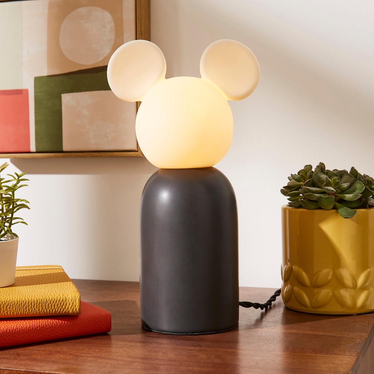 Disney Mickey Mouse Lunebar Table Lamp, Graphite Grey – image 1
