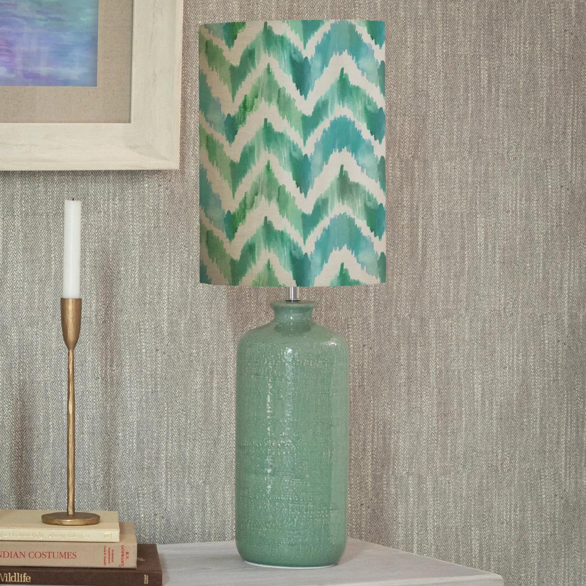 Inopia Table Lamp with Savh Shade Savh Turquoise Blue – image 1
