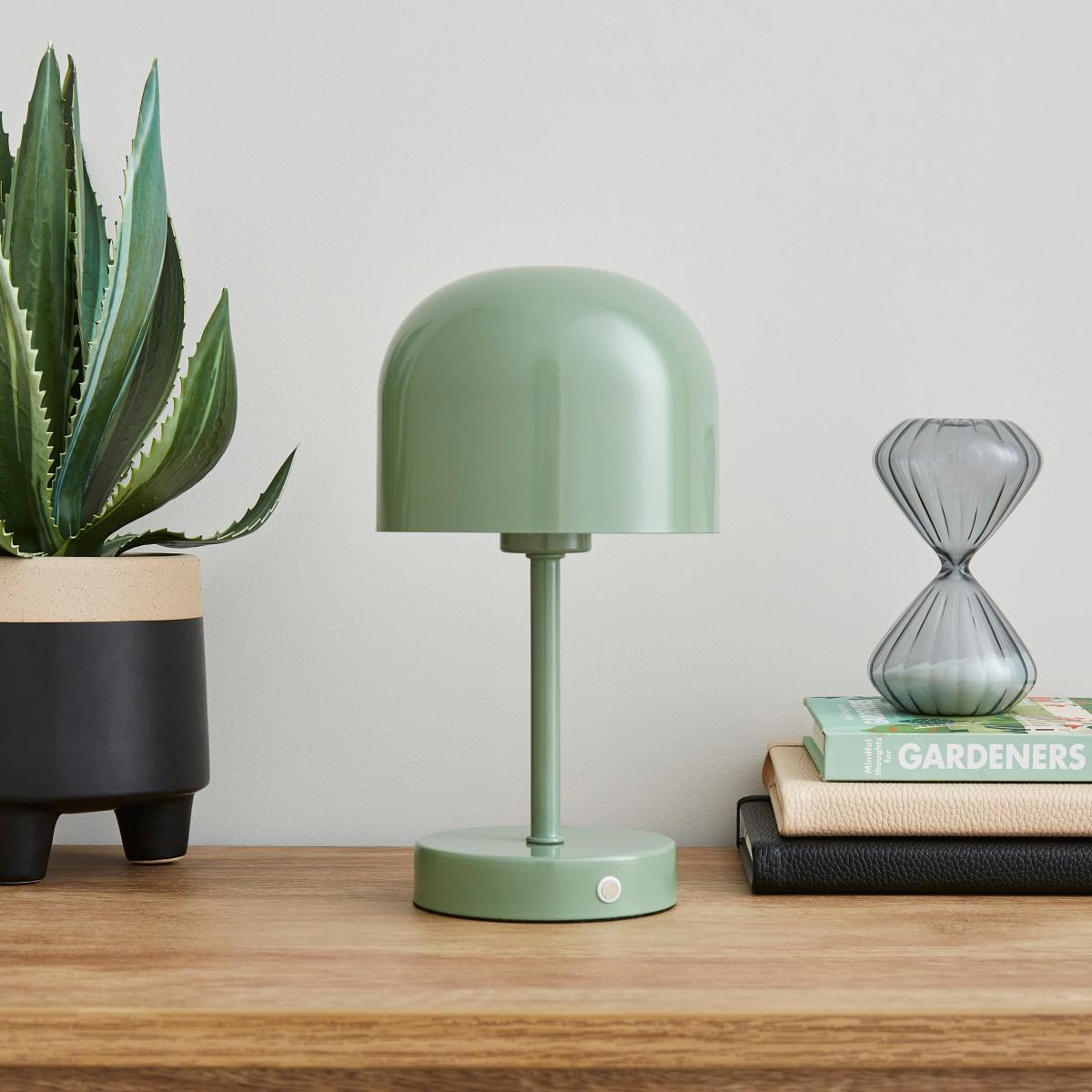 Keko Rechargeable Touch Table Lamp Sage (Green) – image 3
