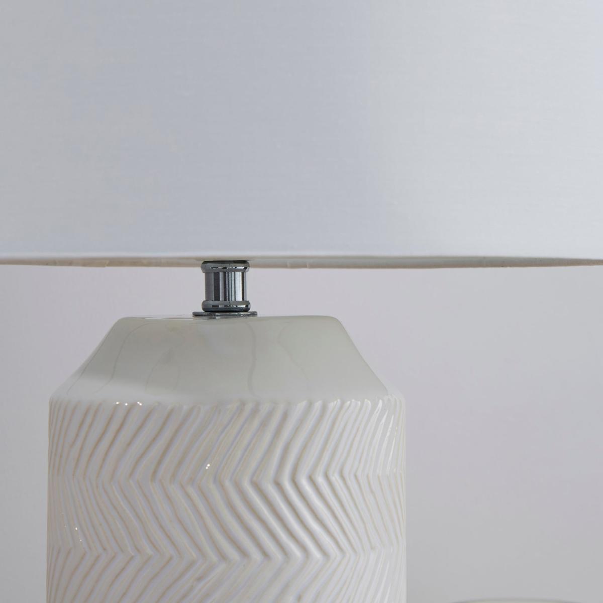 Bibi Ceramic White Table Lamp Cream – image 4