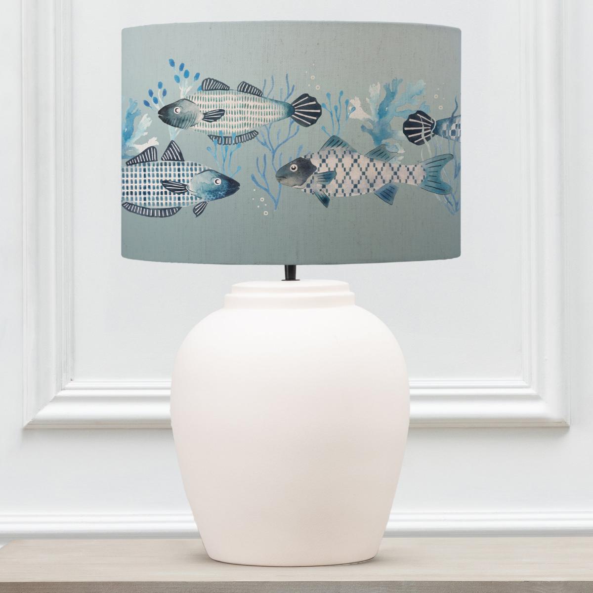 Evora Table Lamp with Barbeau Shade Seafoam (Blue) – image 2