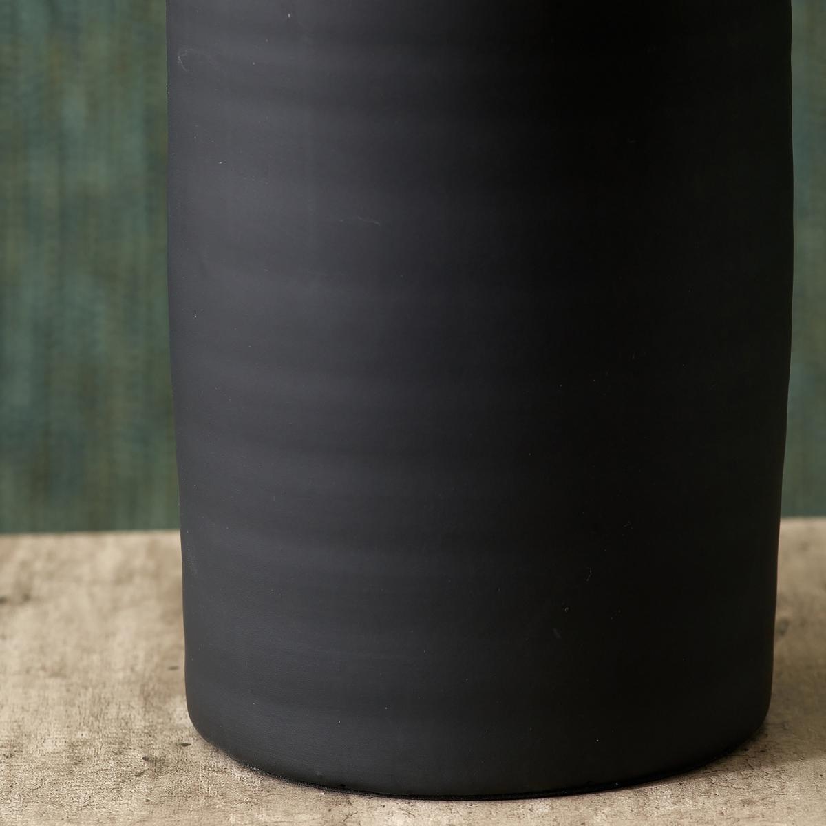 Soren Matt Ceramic Table Lamp Black – image 3