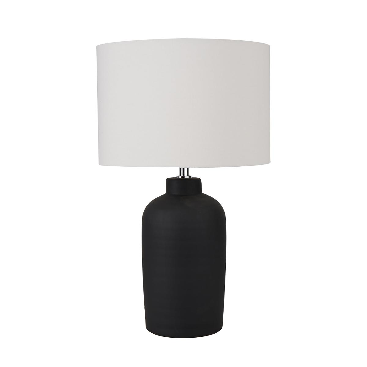 Soren Matt Ceramic Table Lamp Black – image 4