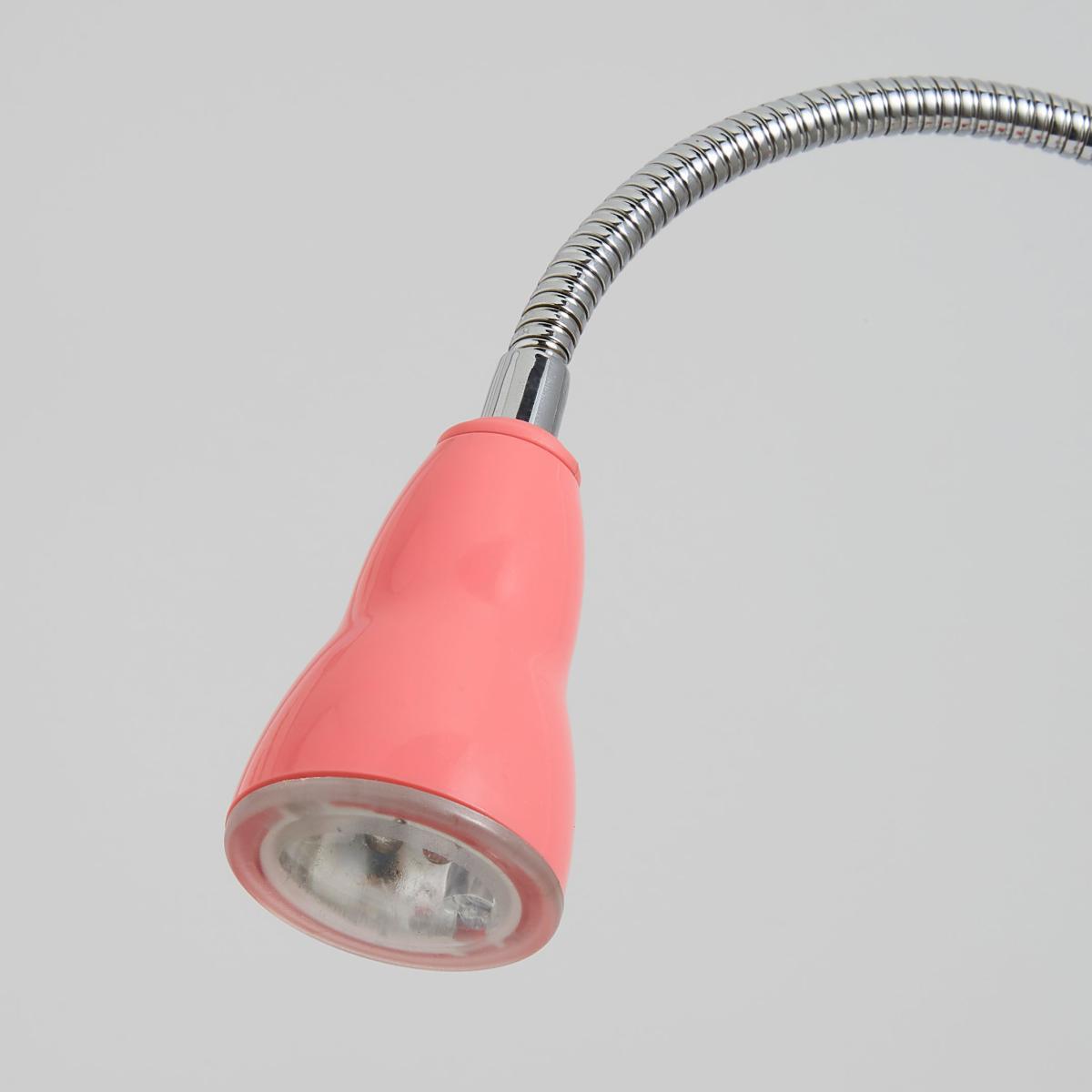 Clip on Integrated LED USB Task Lamp Pink – image 3