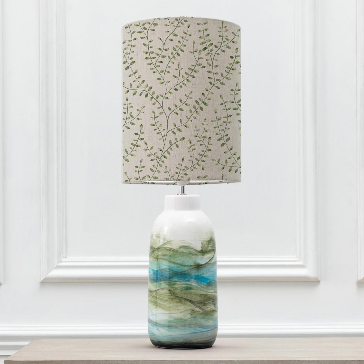 Javary Table Lamp with Eden Shade Eden Apple Green – image 2