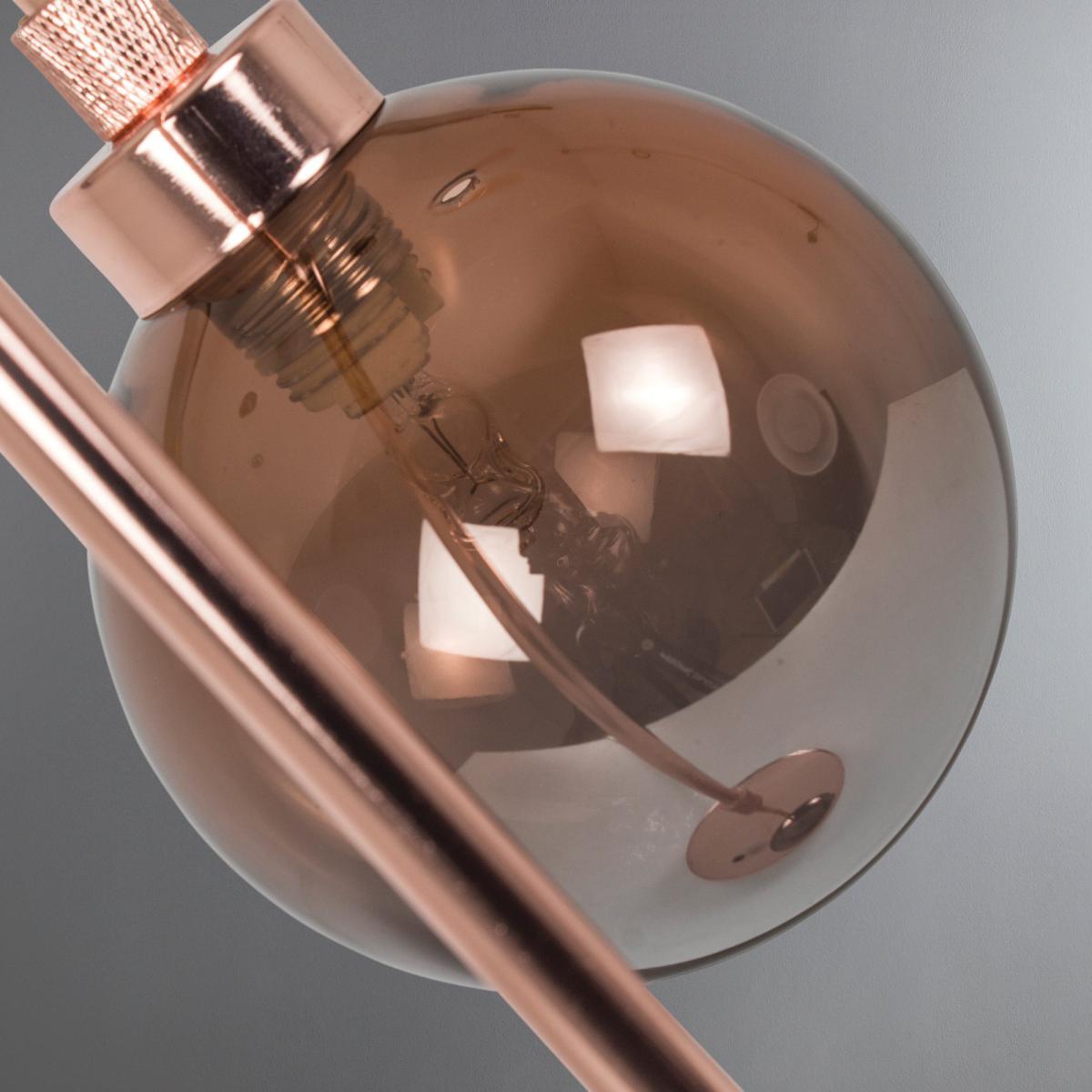 Tanner Copper and Glass Table Lamp Copper (Brown) – image 3