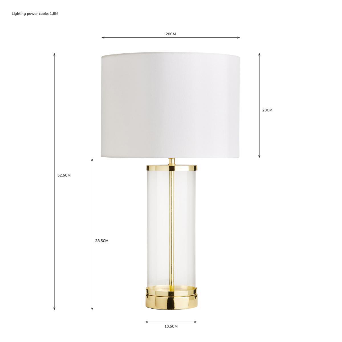 Tuscany Table Lamp Gold – image 6