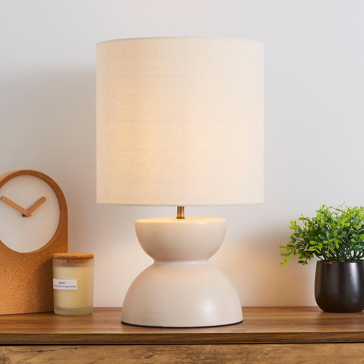 Quebec 49cm Table Lamp Cream – image 1