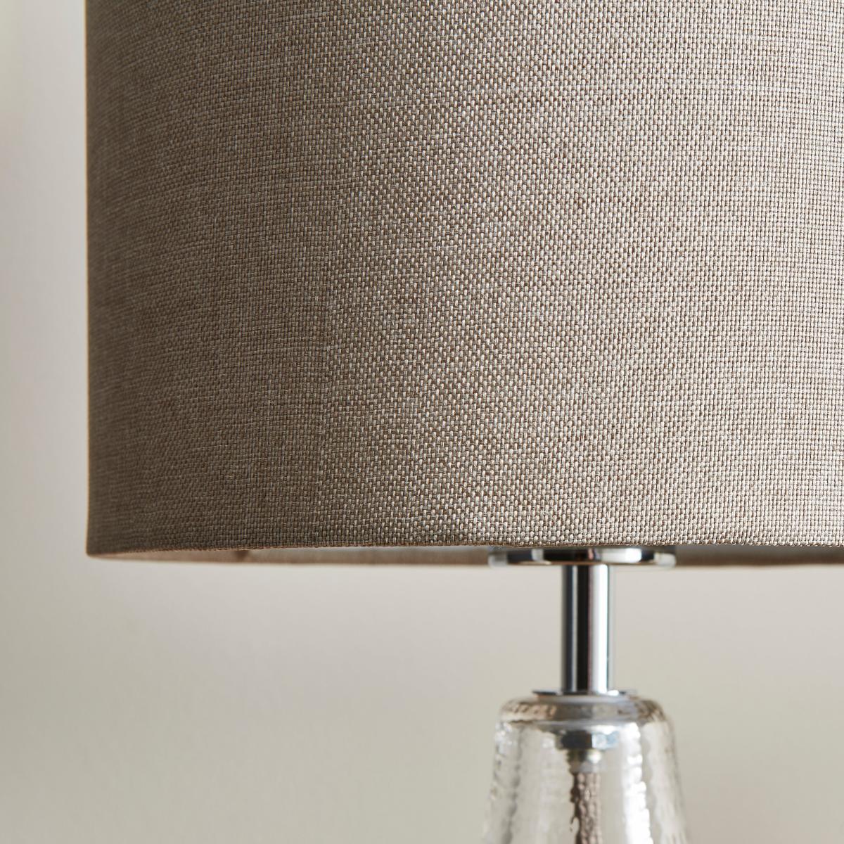 Hannam Recycled Glass Bottle Table Lamp, Small Clear – image 3