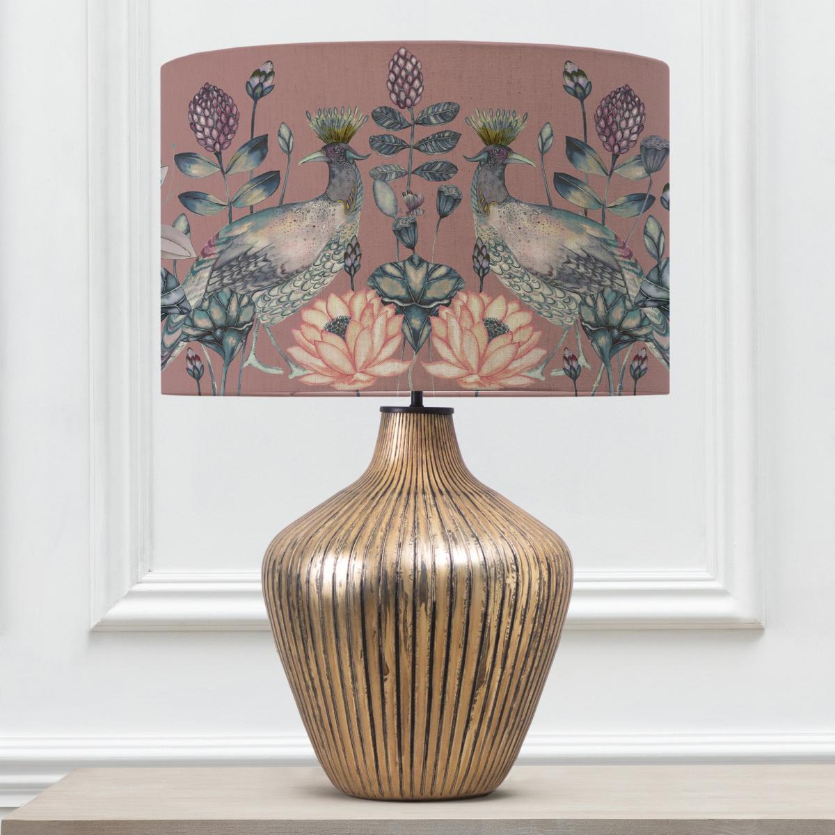 Zelena Table Lamp with Ahura Shade Ahura Mauve Purple – image 2