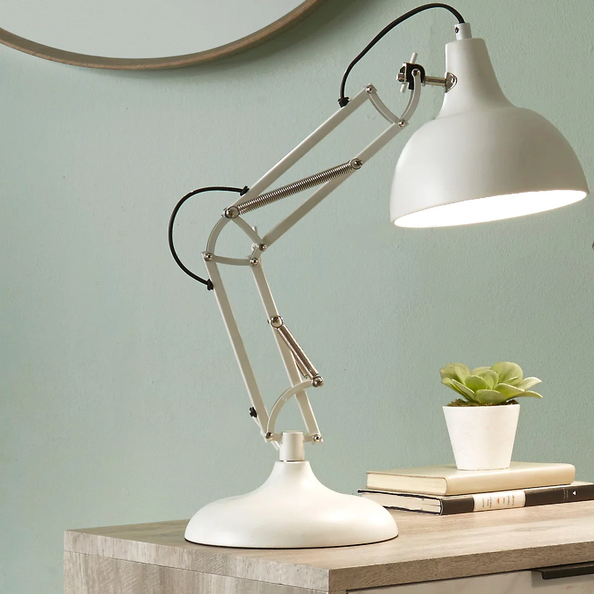 Alonzo Task Table Lamp White – image 1