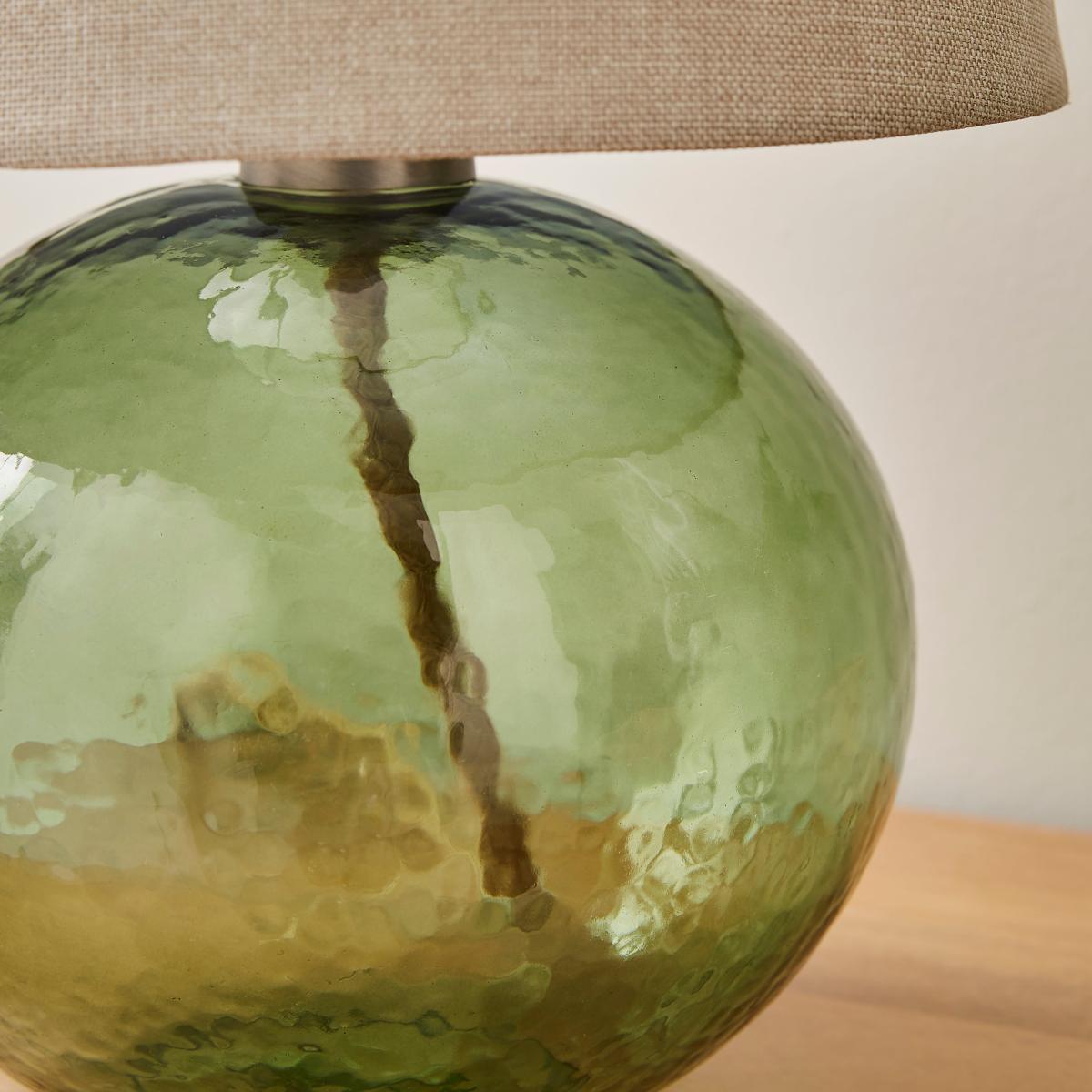 Fentress Recycled Glass Table Lamp, Medium Green – image 4