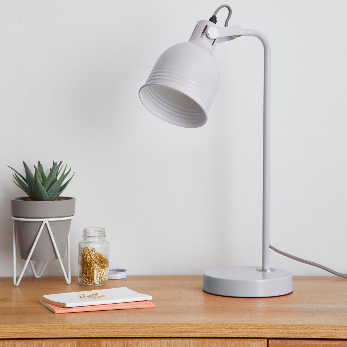 Isaac Desk Lamp Dove (Grey) – image 2