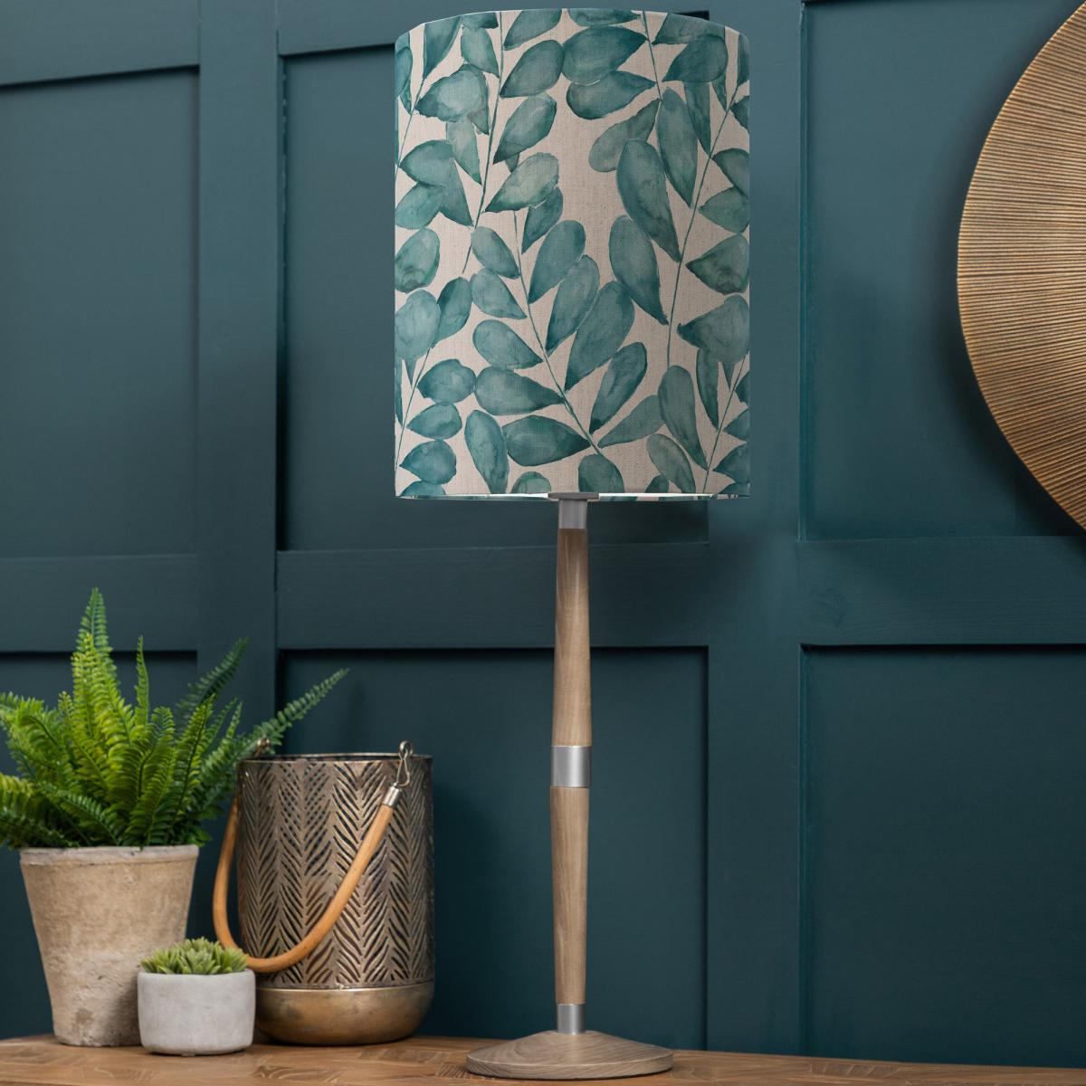Solensis Large Table Lamp with Rowan Shade Rowan Aqua Blue – image 1