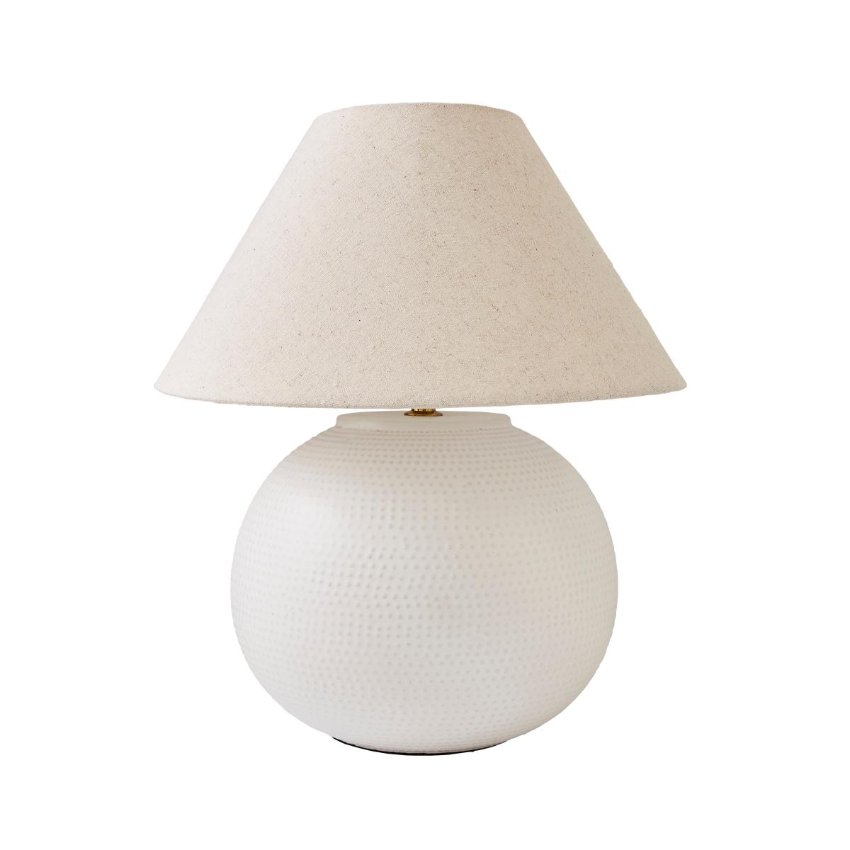 Tierra Ceramic Table Lamp, Large White – image 6