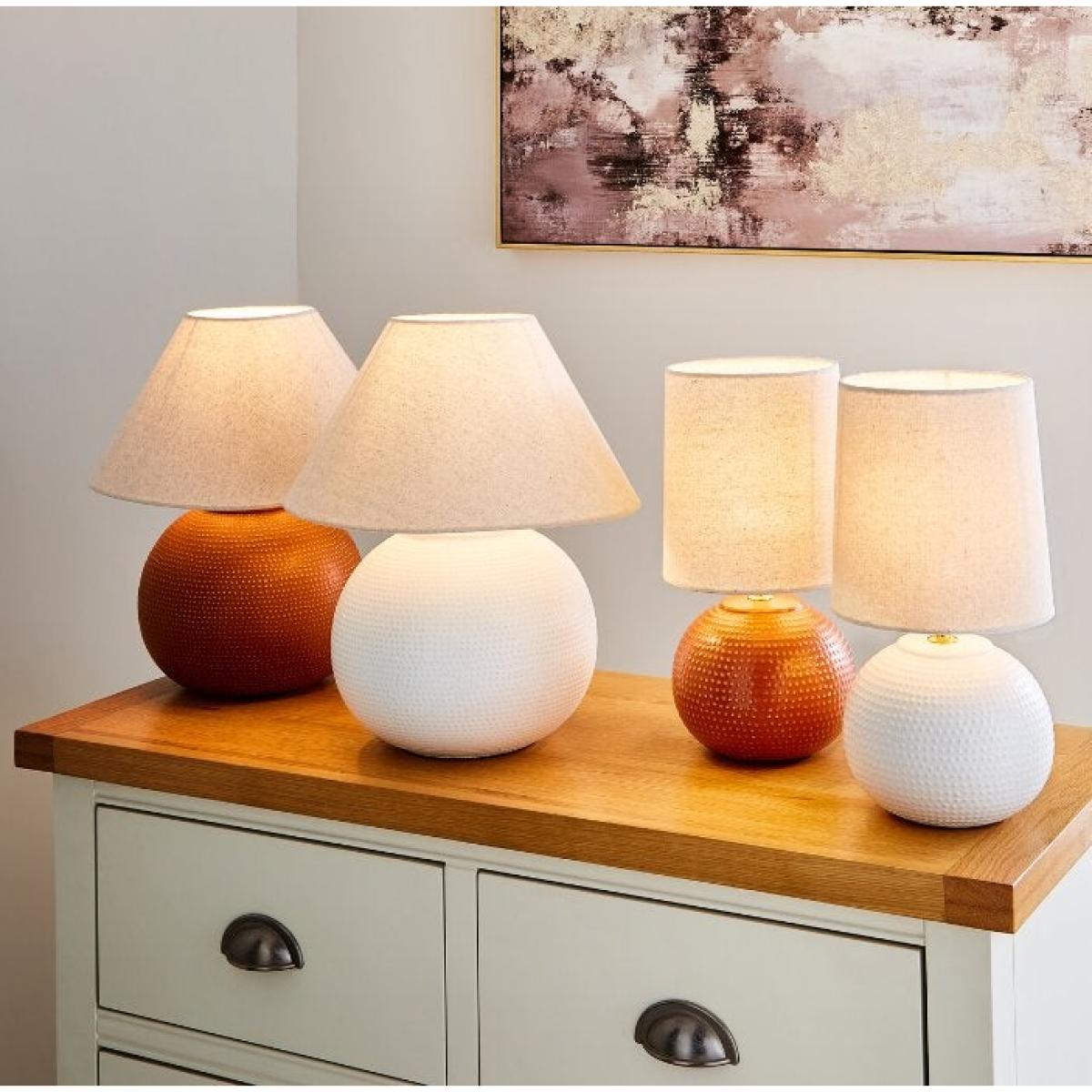 Tierra Ceramic Table Lamp, Large White – image 7