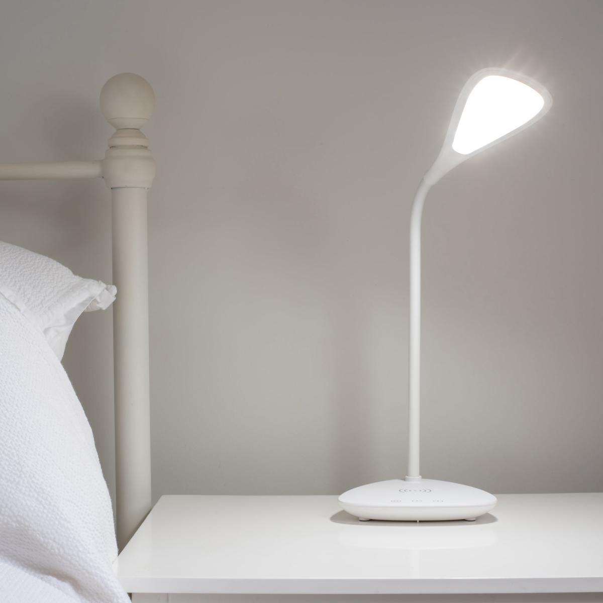 Koble Elliptical Phone Charging Lamp White – image 2