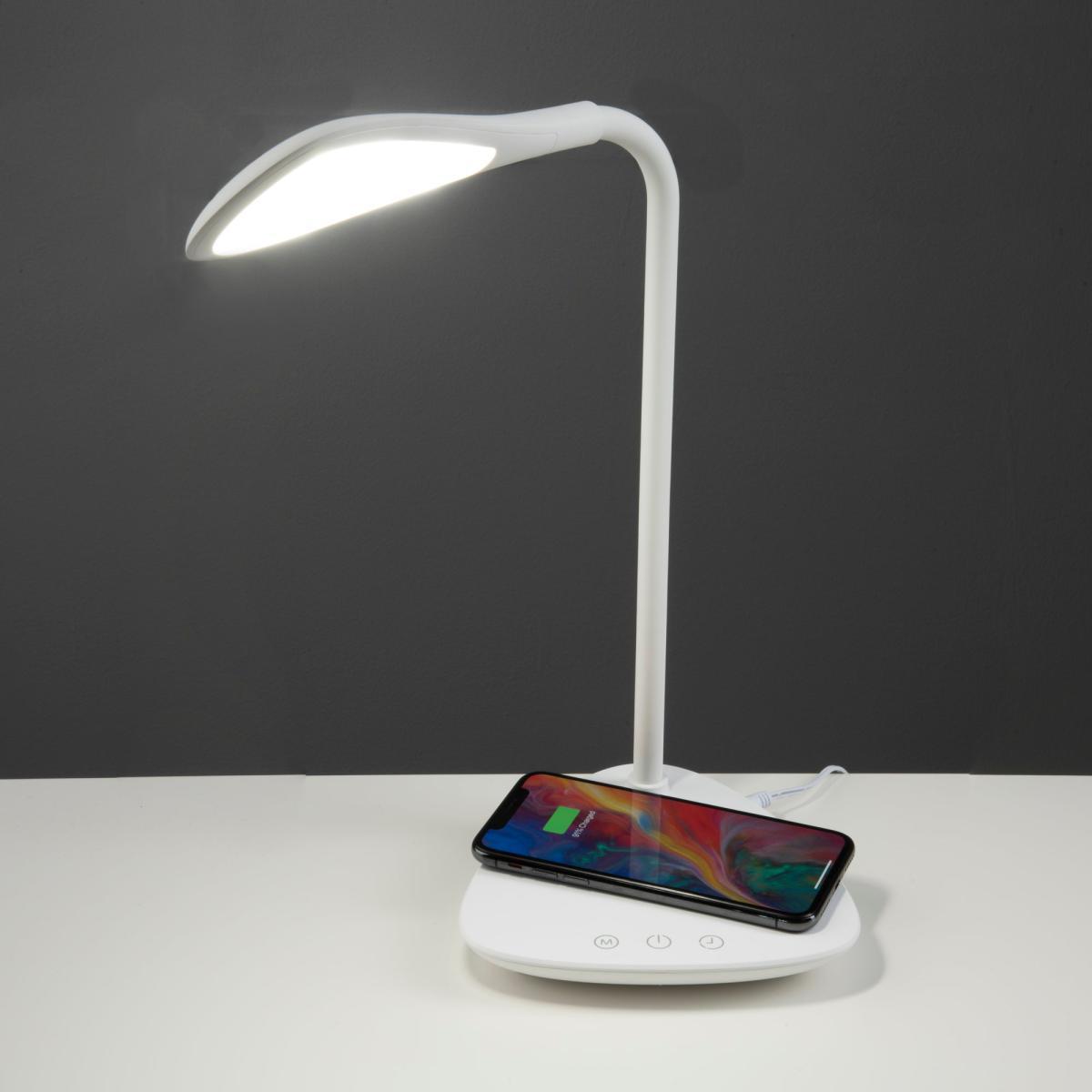 Koble Elliptical Phone Charging Lamp White – image 4