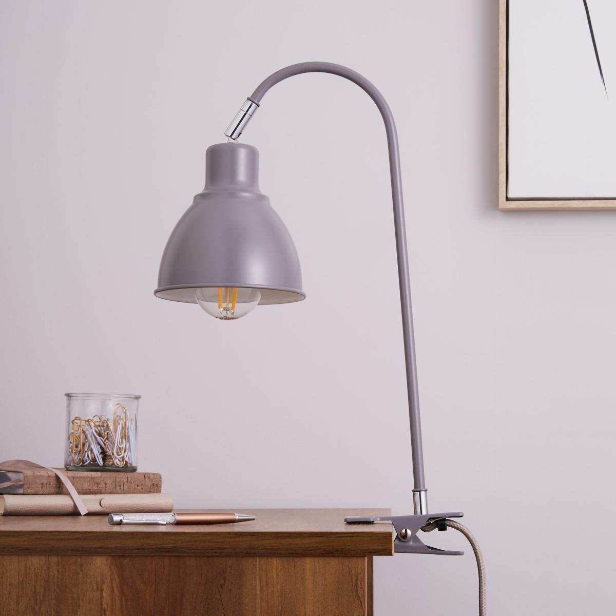 Galley Clip On Task Lamp Grey – image 2
