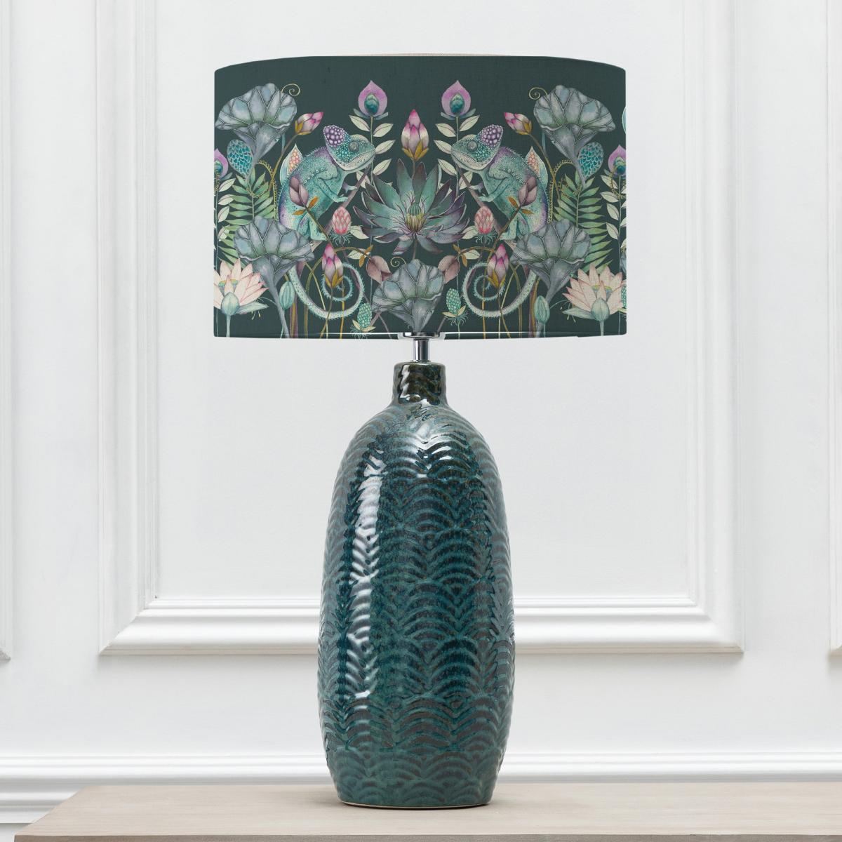 Jadis Table Lamp with Osawi Shade Osawi Emerald Green – image 2