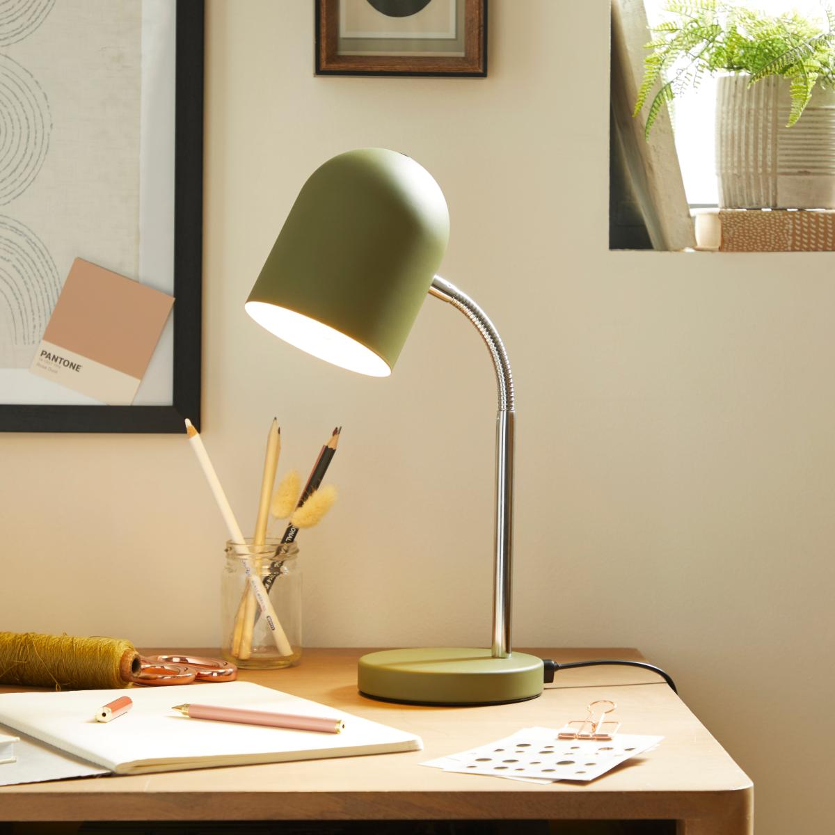 Newton Desk Lamp Olive – image 1