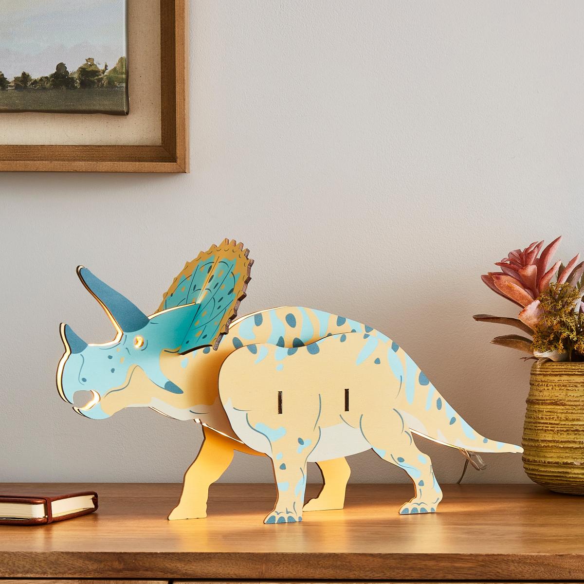Triceratops Table Lamp MultiColoured – image 2