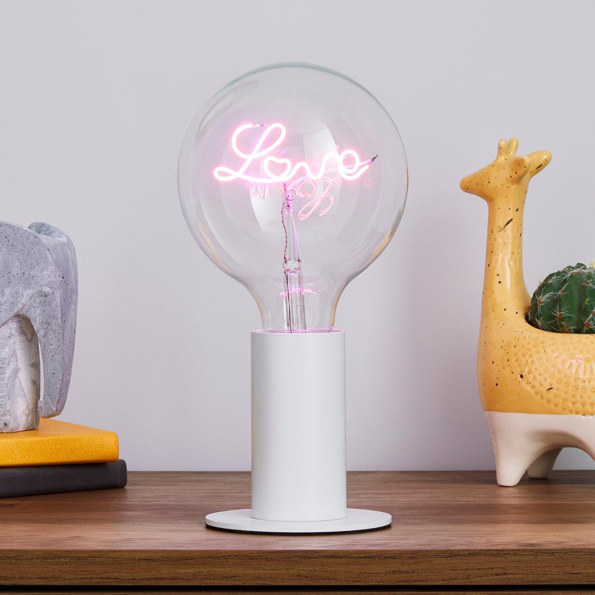 Eban White Table Lamp White – image 1