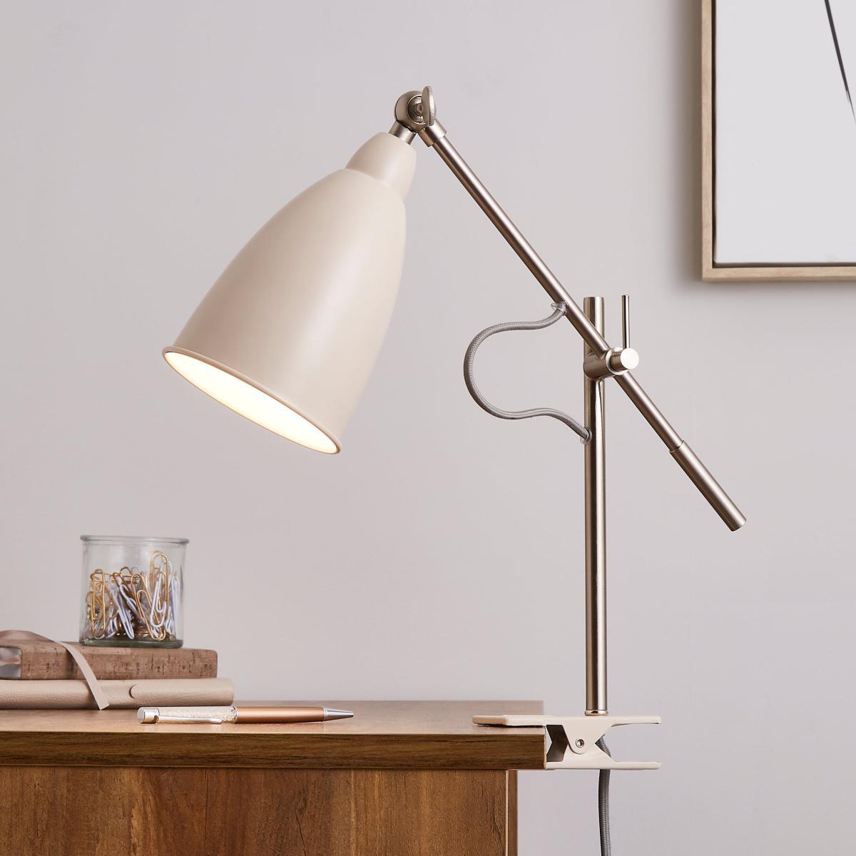 Robson Clip On Task Lamp Chrome – image 1