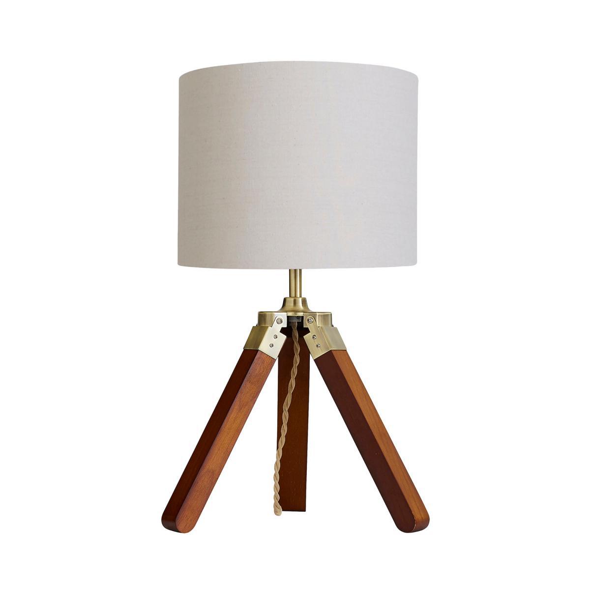 Trio Tripod Natural Table Lamp Brown – image 5