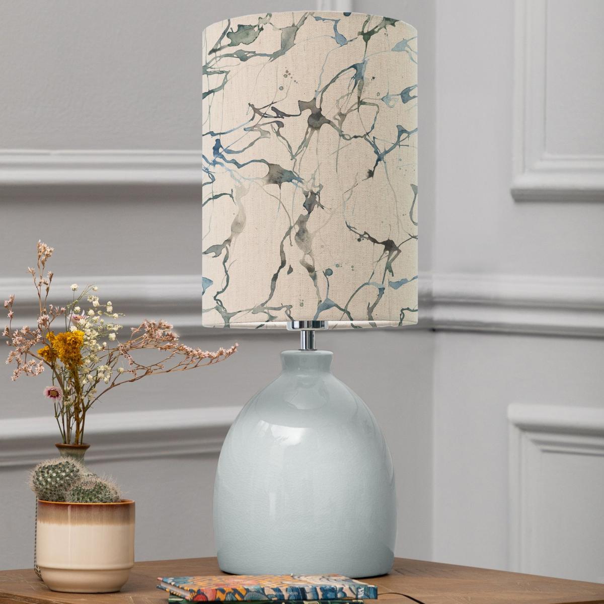 Leura Table Lamp with Carrara Shade Carrara Frost Grey – image 1
