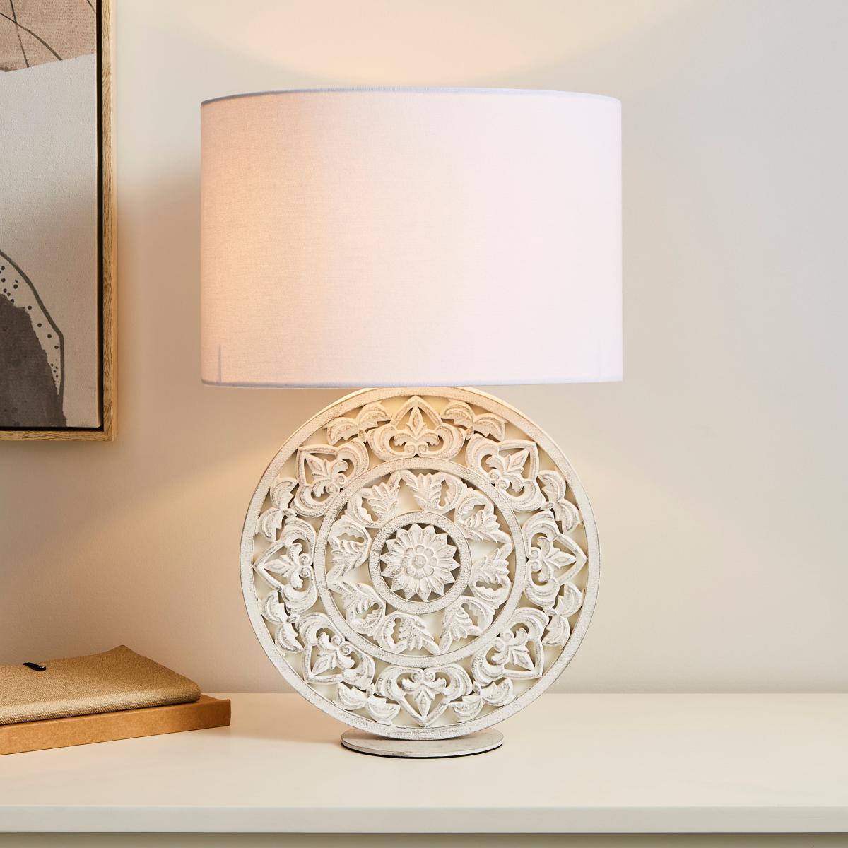 Samira Table Lamp White – image 1