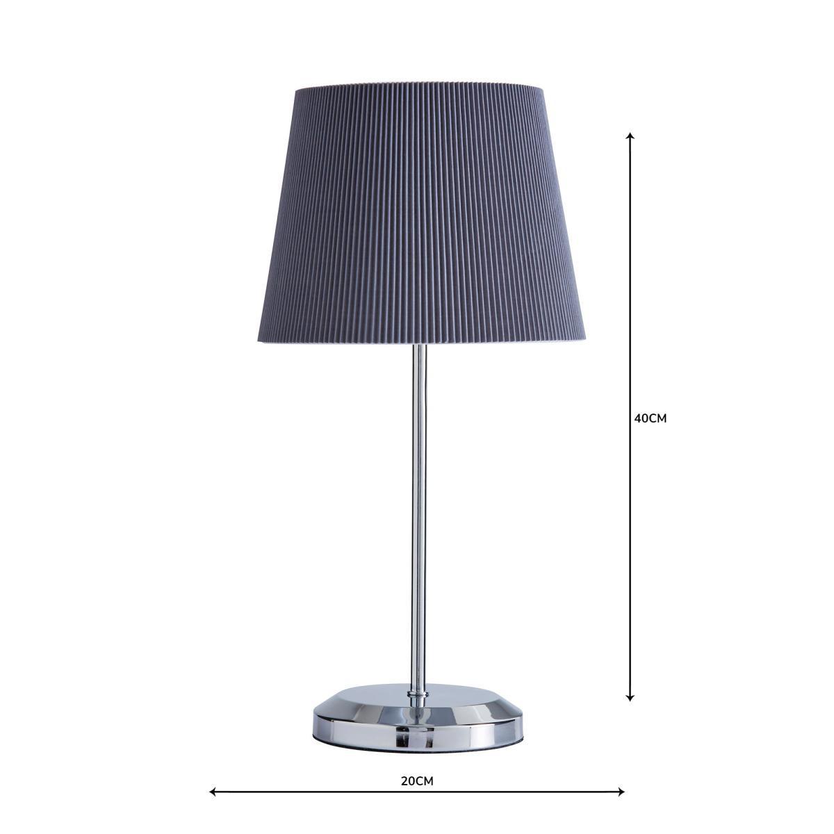 Jali Charcoal Table Lamp Charcoal – image 5