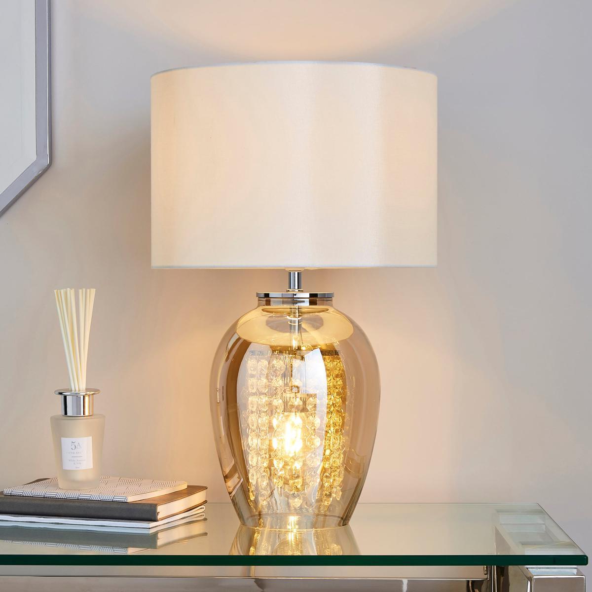 Seychelles Champagne Glass Table Lamp Champagne (Natural) – image 1