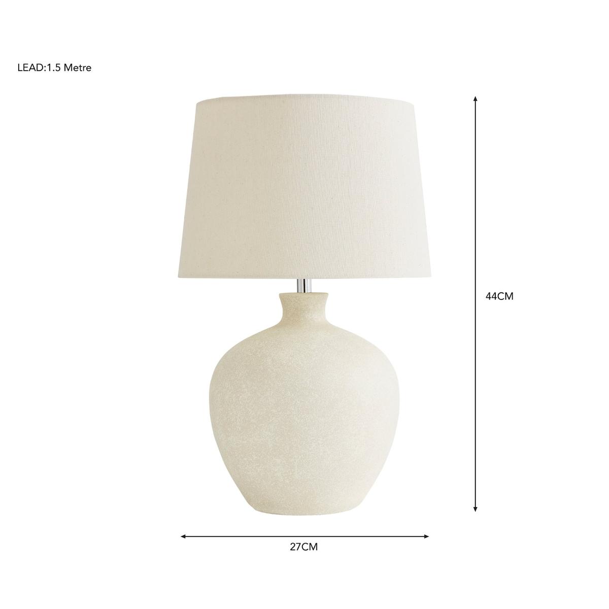 Santiago Table Lamp Greige – image 6