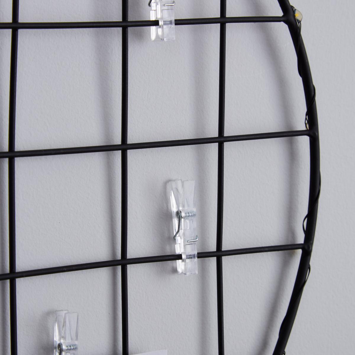 Black Heart With Photo Pegs Light Black – image 3