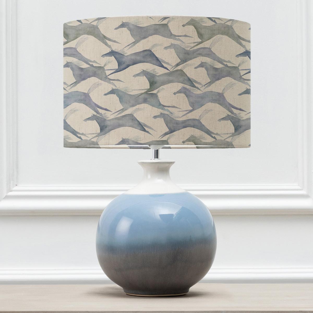 Neso Table Lamp with Dakota Shade Dakota River Blue – image 2