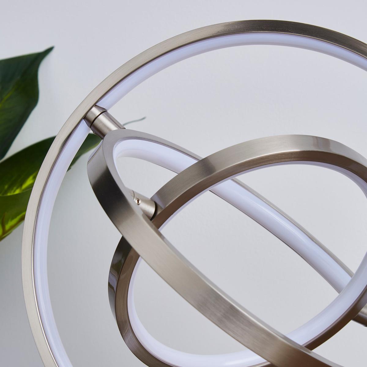 Chrome Ida Integrated LED Table Lamp Chrome – image 3