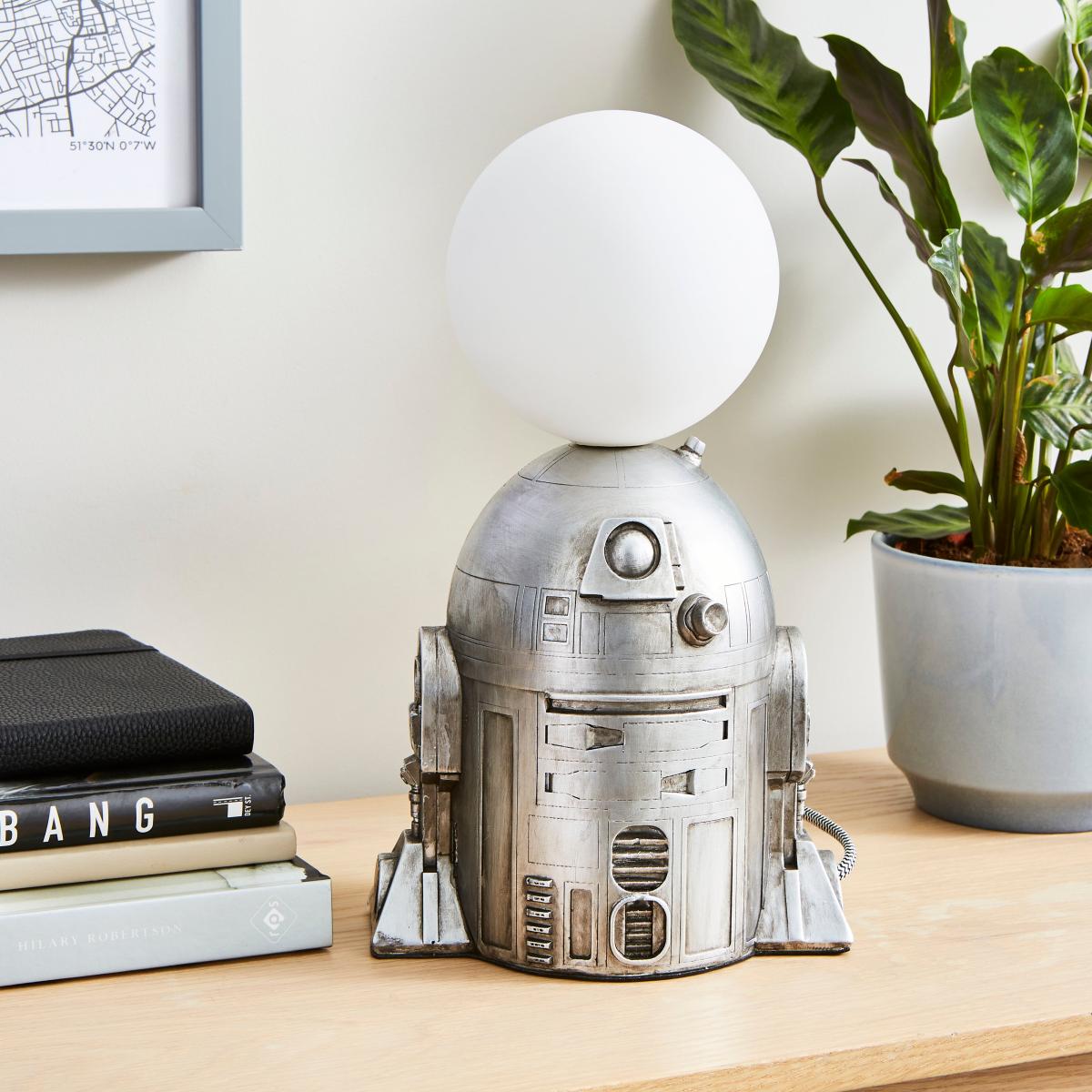 Star Wars R2 D2 Table Lamp Silver – image 2