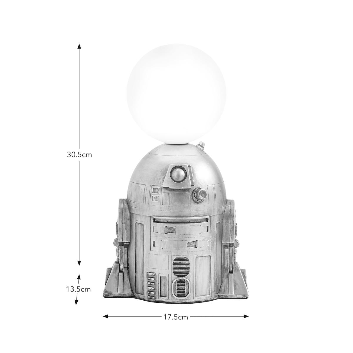 Star Wars R2 D2 Table Lamp Silver – image 6